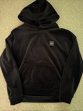 ALO Yoga Men’s Black Corduroy Hoodie